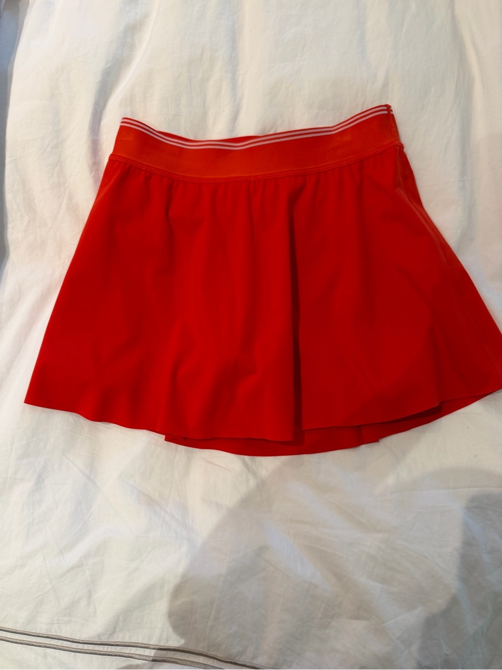 Athleta Women's Red Athletic Skort with Elastic Waistband